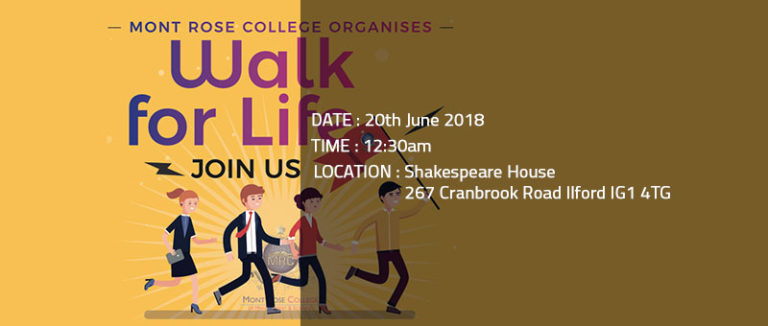 MRC Walk for life | Mont Rose College