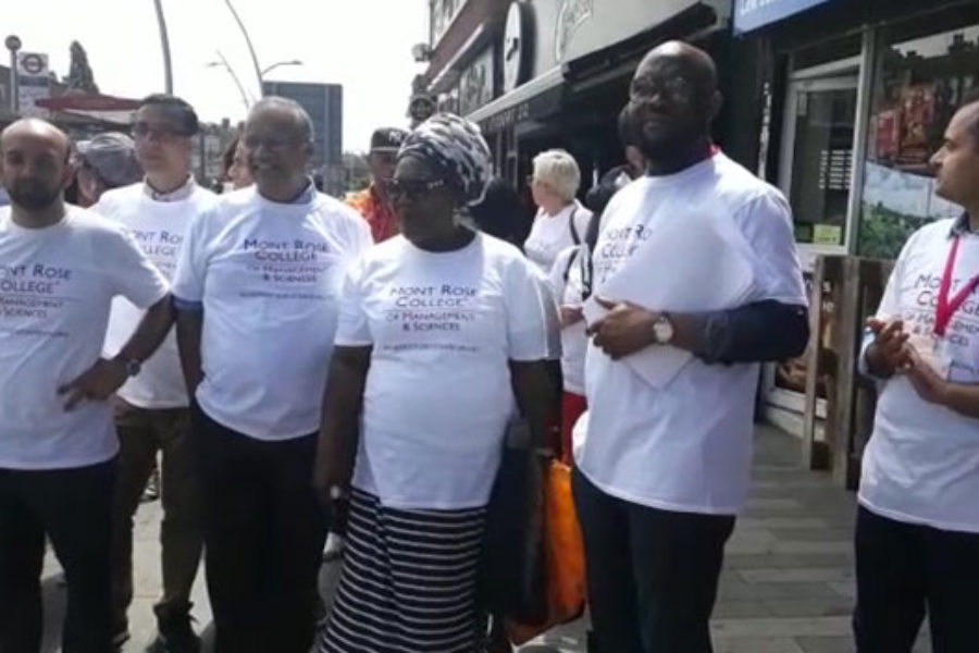 Mont rose college organised Charity Walk | Mont Rose College