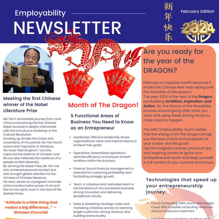 MRC Employability Newsletter February 2024 | Mont Rose College